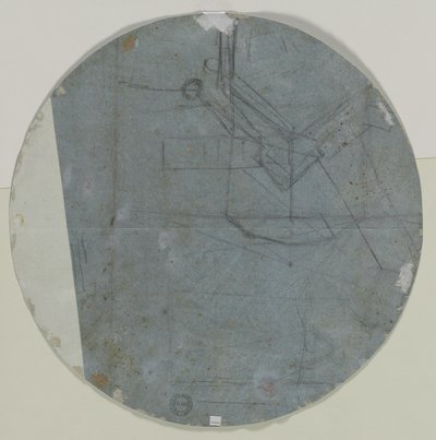Architektonische Skizze verso, zweite Hälfte des 17. Jahrhunderts von Giovanni Battista Benaschi