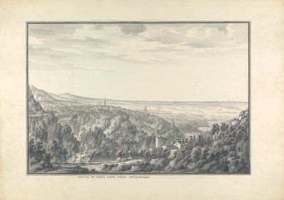 Blick auf Tivoli in Richtung Nordwind von Giovanni Battista Borra