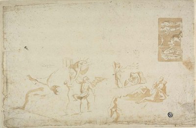Skizzen mythologischer Themen von Giovanni Battista Cipriani