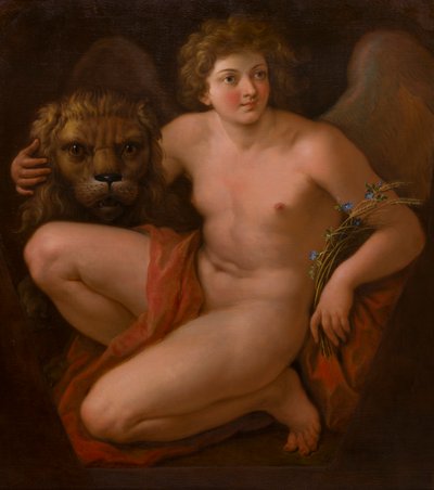Das zweite von zwei allegorischen Gemälden: Frieden und Wohlstand, c.1747-85 von Giovanni Battista Cipriani