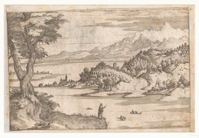 Petrus geht über das Wasser von Giovanni Battista Fontana