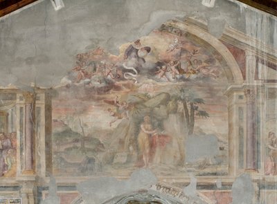 Maria Magdalena in der Wüste, Detail von Giovanni Battista Guerinoni