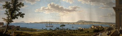Blick auf Posillipo und Neapel von Portici von Giovanni Battista Lusieri