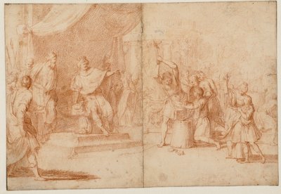 Das Martyrium der Heiligen Maris und Martha von Persien und ihrer Söhne von Giovanni Battista Mercati