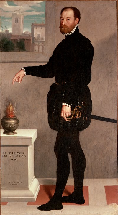 Porträt von Graf Pietro Secco-Suardi von Giovanni Battista Moroni