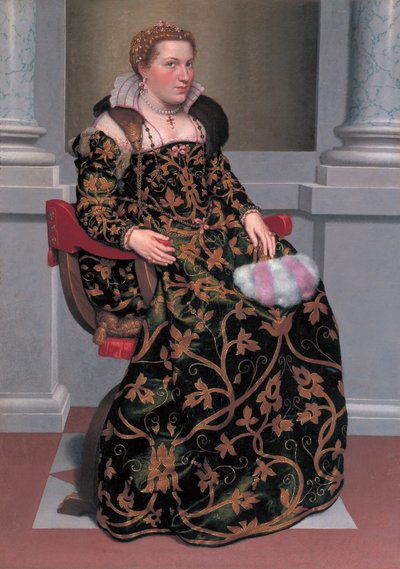 Porträt von Isotta Brembati Grumelli von Giovanni Battista Moroni