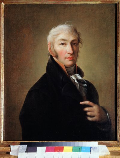 Porträt des Schriftstellers und Historikers Nikolai Karamzin von Giovanni Battista Ortolani Damon