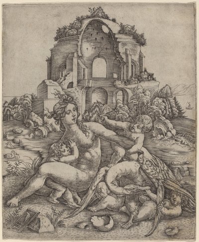 Leda und der Schwan von Giovanni Battista Palumba