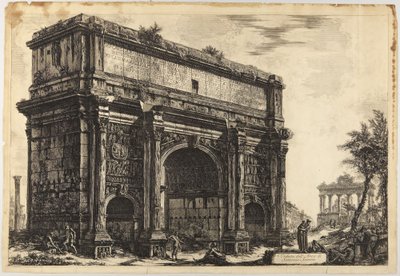 Septimius-Severus-Bogen von Giovanni Battista Piranesi