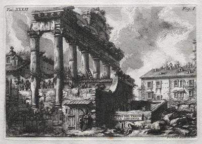 Avanco del Tempio della Concordia von Giovanni Battista Piranesi