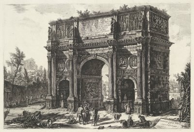 Konstantinsbogen in Rom von Giovanni Battista Piranesi