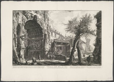 Bogen des Titus in Rom von Giovanni Battista Piranesi