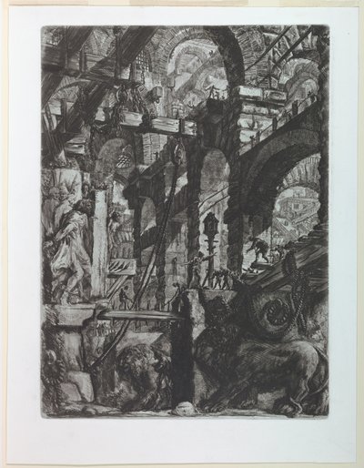 Carceri-Serie, Tafel V von Giovanni Battista Piranesi