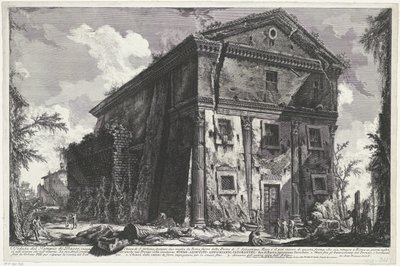 Chiesa di Sant’Urbano in Rom von Giovanni Battista Piranesi