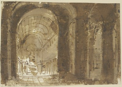 Kircheninneres von Giovanni Battista Piranesi