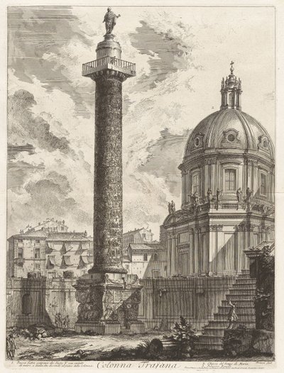 Trajanssäule, aus Ansichten von Rom von Giovanni Battista Piranesi