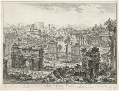 Forum Romanum in Rom von Giovanni Battista Piranesi