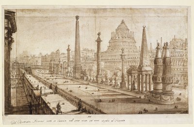 Ideale Rekonstruktion des Circus Maximus von Giovanni Battista Piranesi