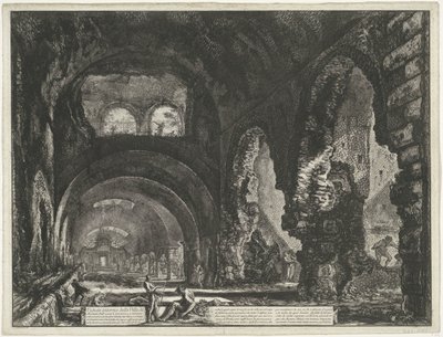 Interieur des Tempels des Hercules Victor in Tivoli (Serientitel) von Giovanni Battista Piranesi