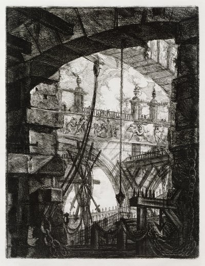 Der große Platz von Giovanni Battista Piranesi