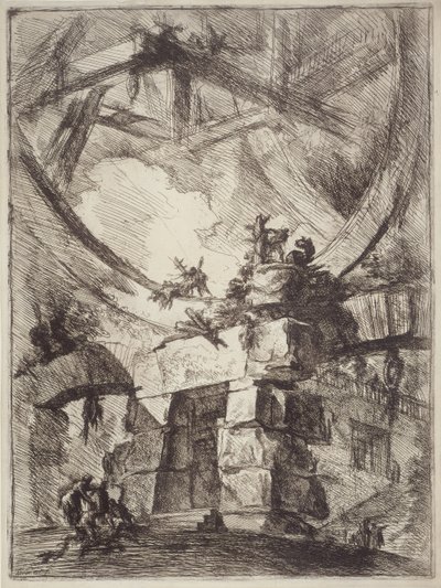 Die Kerker der Erfindung, Platte IX: Das Riesenrad von Giovanni Battista Piranesi