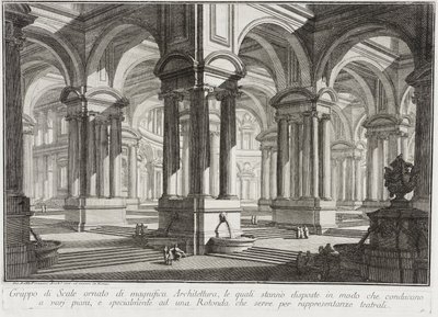 Prächtiger architektonischer Raum von Giovanni Battista Piranesi