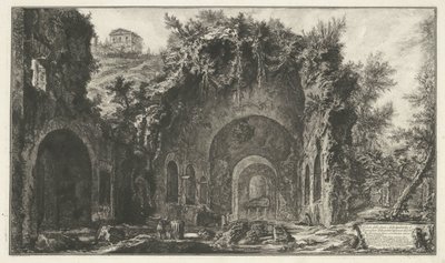 Nymphaeum von Egeria bei Rom von Giovanni Battista Piranesi