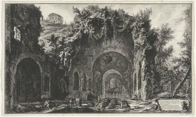 Nymphaeum von Egeria bei Rom von Giovanni Battista Piranesi