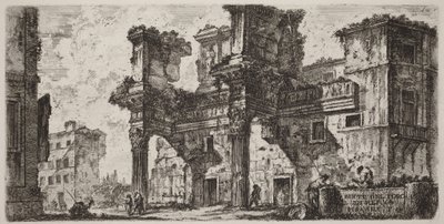 Teil des Nerva-Forums von Giovanni Battista Piranesi