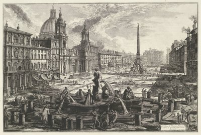 Piazza Navona in Rom von Giovanni Battista Piranesi