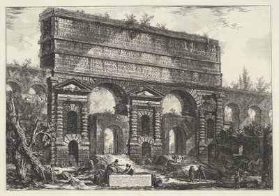 Porta Maggiore in Rom von Giovanni Battista Piranesi