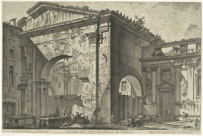 Portikus der Octavia in Rom von Giovanni Battista Piranesi