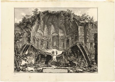 Überreste des Tempels des Gottes Canopus in der Villa Hadrians, Tivoli, aus Ansichten von Rom von Giovanni Battista Piranesi