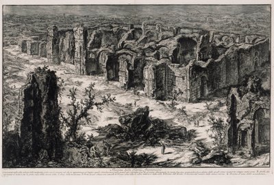 Ruinen der Caracalla-Thermen (aus: Vedute di Roma) von Giovanni Battista Piranesi