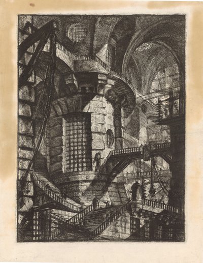 Rundturm, Blatt 3 der Folge "Carceri d