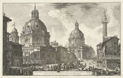 Santa Maria di Loreto und Santissimo Nome di Maria in Rom von Giovanni Battista Piranesi
