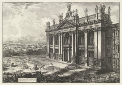 Sankt Johann von Lateran in Rom von Giovanni Battista Piranesi