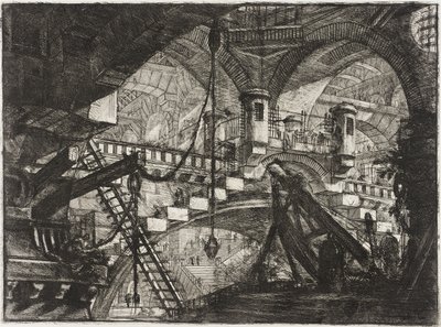 Der Bogen mit Muschelornament von Giovanni Battista Piranesi