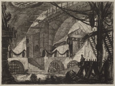 Das Sägepferd von Giovanni Battista Piranesi