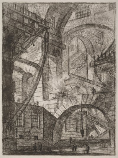 Das rauchende Feuer von Giovanni Battista Piranesi