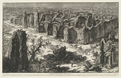 Thermen von Caracalla in Rom von Giovanni Battista Piranesi