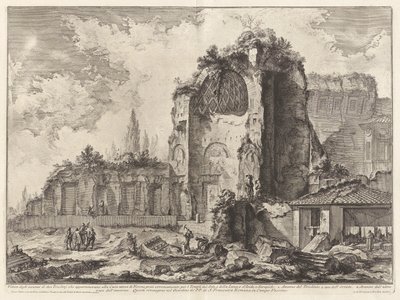 Ansicht der Überreste von zwei Triclini, die zum Goldenen Haus des Nero gehörten von Giovanni Battista Piranesi