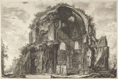Ansicht des achteckigen Tempels der Minerva Medica von Giovanni Battista Piranesi