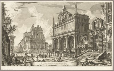 Ansicht der Quelle der Acqua Felice, aus Ansichten von Rom von Giovanni Battista Piranesi