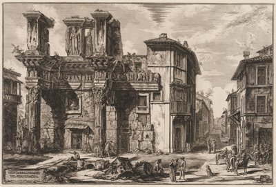 Ansichten von Rom: Forum von Nerva von Giovanni Battista Piranesi