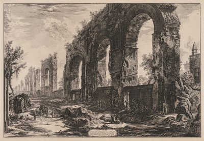 Ansichten von Rom: Das Aquädukt von Nero von Giovanni Battista Piranesi