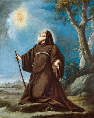 Heiliger Franz von Paola, von Giovanni Battista Pittoni der Jüngere (1687-1767) von Giovanni Battista Pittoni