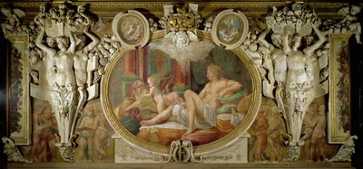 Danae (Detail) von Giovanni Battista Rosso Fiorentino