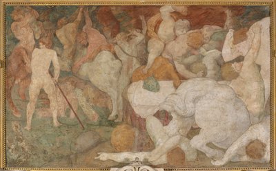 Die Schlacht der Kentauren und Lapithen von Giovanni Battista Rosso Fiorentino