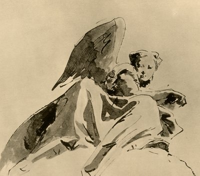 Engel, um 1753-1762, 1928 von Giovanni Battista Tiepolo